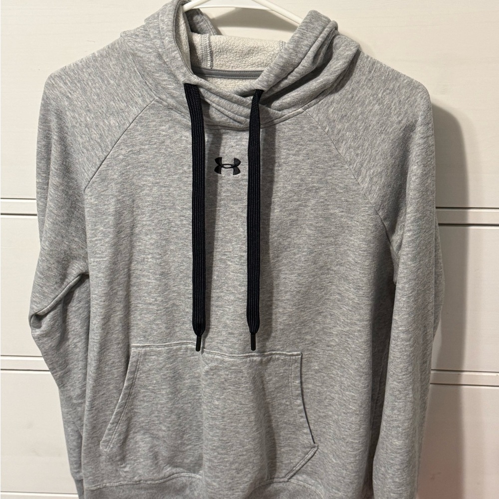 Under Armour Heather Gray Fleece Hoodie